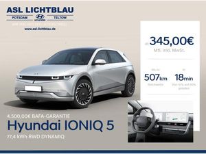 Hyundai IONIQ 5 77,4 kWh Dynamiq RWD Klimaauto Navi LED Leasing